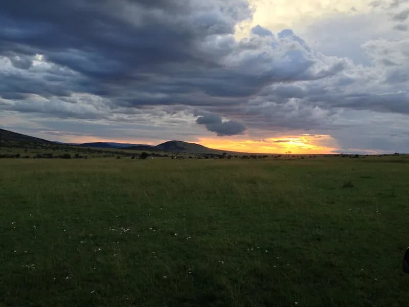 Sunset in the Maasai Mara