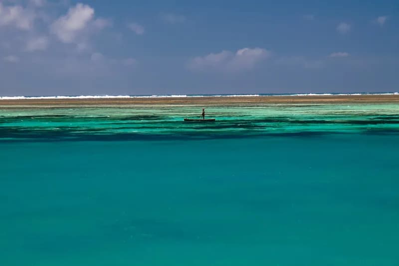 Beach close to Robinson Island kenya a couple of kilometres north of Malindi town